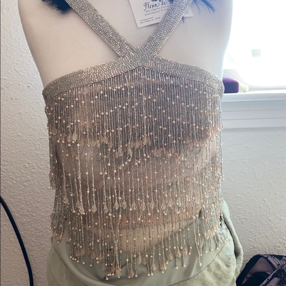 MAC duggal prom top .